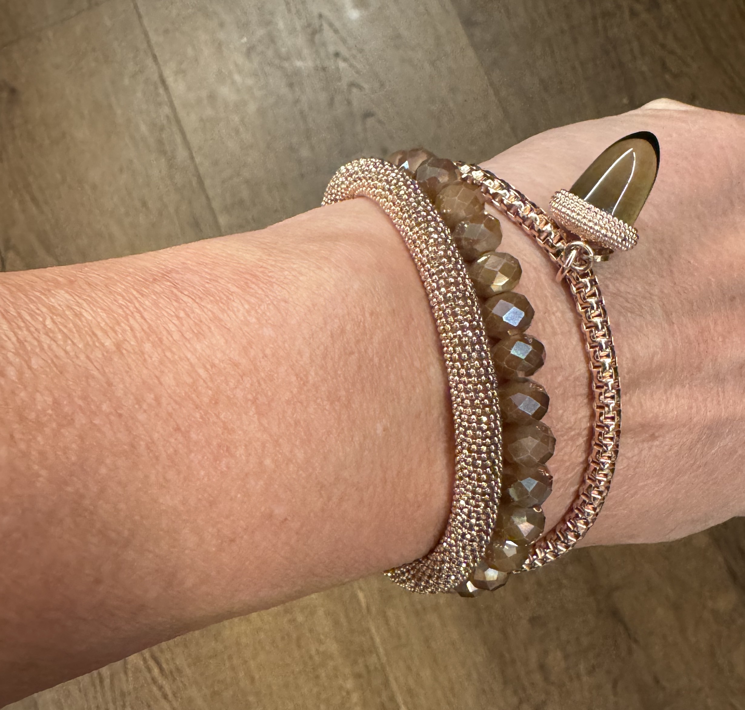 armband 3er kombination priska warme eleganz mit einem hauch natur